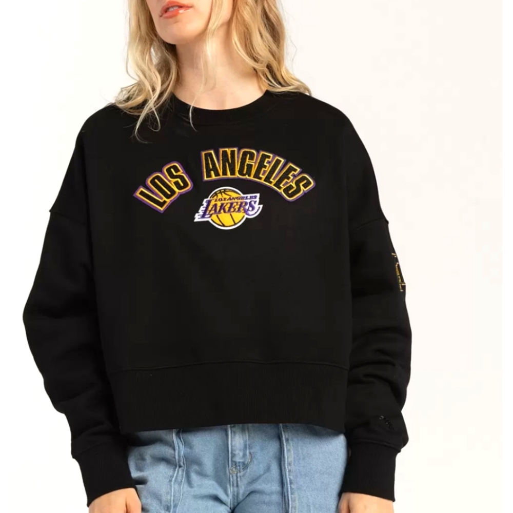 Los Angeles Lakers crop sweatshirt